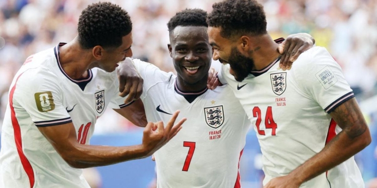 Inggris Juara Tiga Piala Dunia 2026 Usai Kalahkan Prancis 6-4, Bukayo Saka Cetak Hattrick