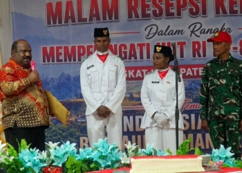 Malam Resepsi Kenegaraan HUT RI ke-81, Bupati Lanny Jaya Ajak Perkuat Persatuan