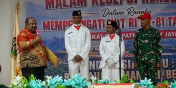 Malam Resepsi Kenegaraan HUT RI ke-81, Bupati Lanny Jaya Ajak Perkuat Persatuan