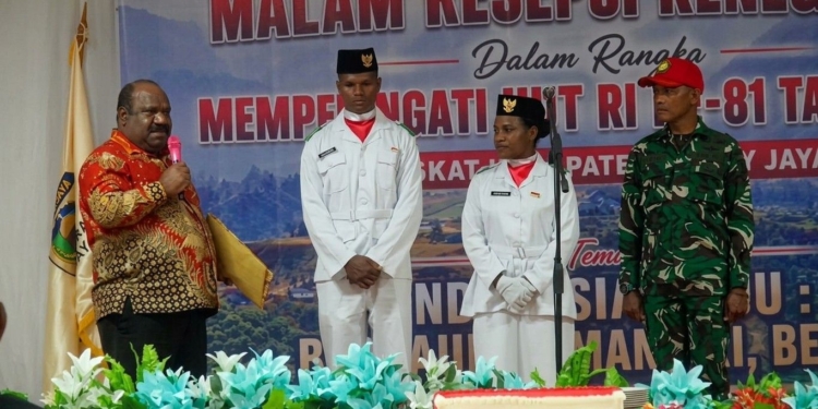 Malam Resepsi Kenegaraan HUT RI ke-81, Bupati Lanny Jaya Ajak Perkuat Persatuan