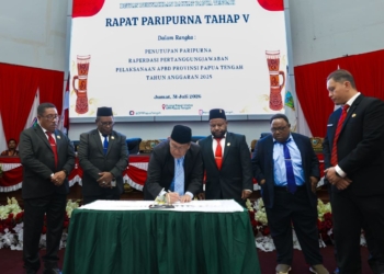Pemprov Papua Tengah Jadikan Rekomendasi DPR Sebagai Bahan Evaluasi Pengelolaan APBD