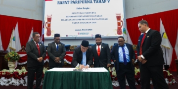 Pemprov Papua Tengah Jadikan Rekomendasi DPR Sebagai Bahan Evaluasi Pengelolaan APBD