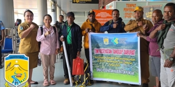 Dinkes Kabupaten Puncak Berangkatkan Tim Tenaga Kesehatan ke Agandugume dan Lambewi untuk Penanganan Bencana