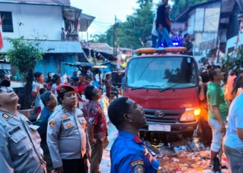 Satu Rumah Tiga Lantai di Apo Kali Terbakar, Tidak Ada Korban Jiwa
