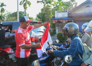 Semarak HUT RI ke-81 Dibuka, Wagub Papua Tengah Perintahkan Warga Kibarkan Merah Putih