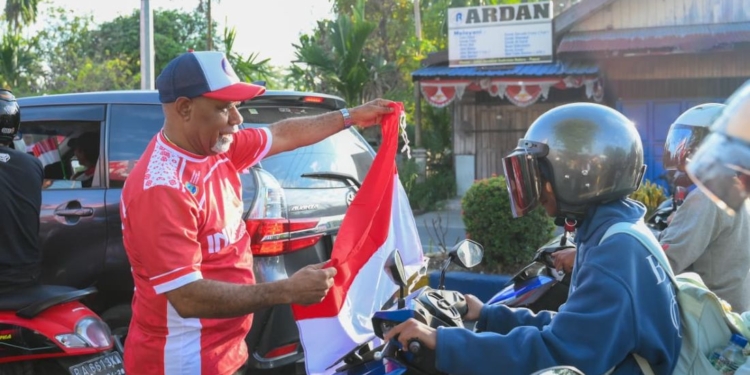 Semarak HUT RI ke-81 Dibuka, Wagub Papua Tengah Perintahkan Warga Kibarkan Merah Putih