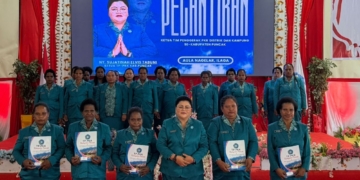 231 Ketua TP-PKK Resmi Di lantik, Bupati Elvis Tabuni Pesan, Jangan Hanya Seremonial, Harus Turun ke Masyarakat