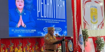 Bupati Elvis Tabuni Soroti 2.679 Rekening Aparat Kampung Yang Belum Dibuat
