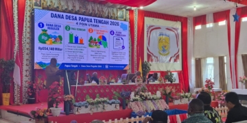 Pimpin Rakor Terpadu Di Ilaga, Gubernur Meki Nawipa Paparkan Data Penerimaan Dana Desa Se-Papua Tengah Tahun 2024-2026