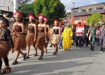Carnaval Budaya Warnai Semarak HUT ke-81 RI di Kota Jayapura