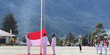 HUT RI ke-81 di Kabupaten Puncak Berlangsung Khidmat, 206 Kepala Kampung Hadir di Ilaga