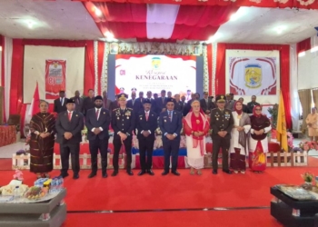 Resepsi Kenegaraan, Elvis Tabuni Apresiasi Paskibraka dan Petugas Pengamanan HUT RI ke-81