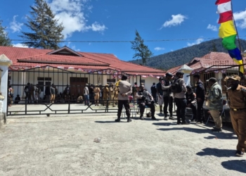 Keterangan: Penyaluran Dana Desa untuk 154 Kampung di Kabupaten Puncak./ Foto: Lisa