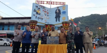 Tugu Pendidikan Abepura Diresmikan, Wali Kota Jayapura Minta Area Dijaga dari Aksi Demo