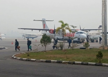 UPBU Douw Aturure Nabire: Asap Ganggu Penerbangan, Pesawat Sempat Dialihkan ke Jayapura