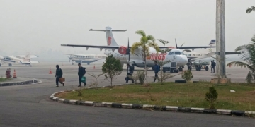 UPBU Douw Aturure Nabire: Asap Ganggu Penerbangan, Pesawat Sempat Dialihkan ke Jayapura