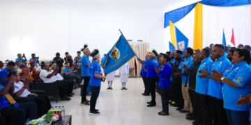 Gubernur MEPA minta KNPI Papua Tengah hadir sampai kampung