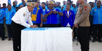 Gubernur MEPA minta KNPI jauhkan pemuda Papua Tengah dari minuman beralkohol