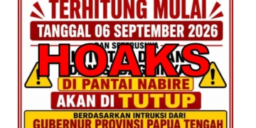 Jangan Tertipu! Klaim Pantai Nabire Ditutup Atas Instruksi Gubernur Papua Tengah Itu Hoaks