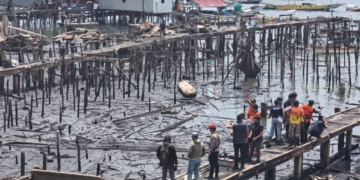 Polisi Lakukan Olah TKP Lokasi Kebakaran di Kota Jayapura