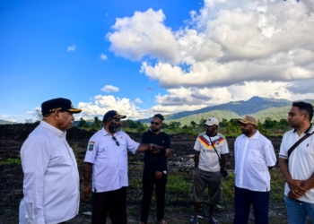 Pembangunan Lapangan Sepakbola di Elelim
