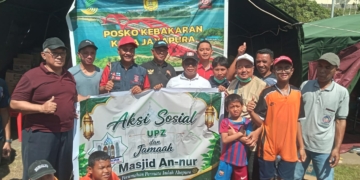 Peduli Korban Kebakaran, Jemaah An-Nur Kali Acay Abepura Salurkan Bantuan