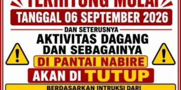 Jangan Tertipu! Klaim Pantai Nabire Ditutup Atas Instruksi Gubernur Papua Tengah Itu Hoaks