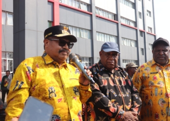Pemprov Papua Pegunungan Salurkan Bantuan Pangan Bagi Warga Terdampak Kekeringan di Kuyawage