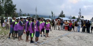 Sambut HUT Pekabaran Injil ke-63, GJRP Abenaho Gelar Pertandingan Olahraga