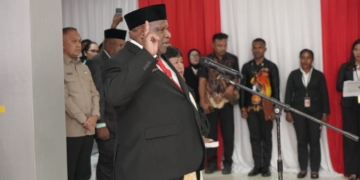 Gubernur Lantik Elai Giban Sebagai Sekda Definitif Provinsi Papua Pegunungan