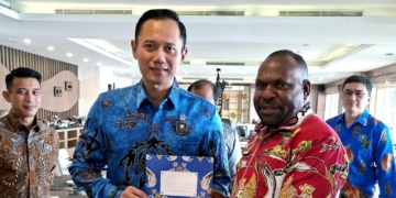 Bertemu AHY, Bupati Intan Jaya Dorong Percepatan Jalan Paniai–Intan Jaya