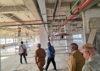 Kerahkan 210 Pekerja, Pembangunan Tiga Tower Pemprov Papua Tengah Dikebut