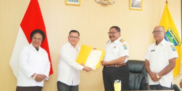 Kantongi Sertifikat KIPP Gunung Susu, Gubernur Dorong Pembangunan Puspem Papua Pegunungan