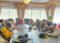 Tiba di Ilaga, Bupati Elvis Tabuni Gelar Rapat Matangkan Kunjungan Gubernur Papua Tengah Ke Puncak