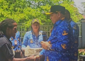 Bupati Yalimo Lepas 13 Peserta Pelatihan Vokasi dan Produktivitas ke Sorong