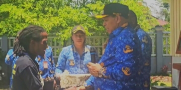 Bupati Yalimo Lepas 13 Peserta Pelatihan Vokasi dan Produktivitas ke Sorong