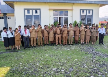 Pimpin Apel, Sekda Yalimo Tekankan Disiplin ASN, Rumah Dinas Akan Ditertibkan