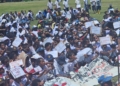 Pelajar  Demo Tolak Pelaksanaan MBG di Yalimo