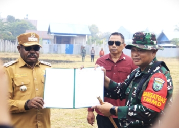 Buka TMMD ke-130, Bupati Nabire Apresiasi TNI dalam Mendorong Percepatan Pembangunan