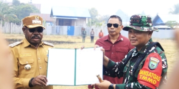 Buka TMMD ke-130, Bupati Nabire Apresiasi TNI dalam Mendorong Percepatan Pembangunan