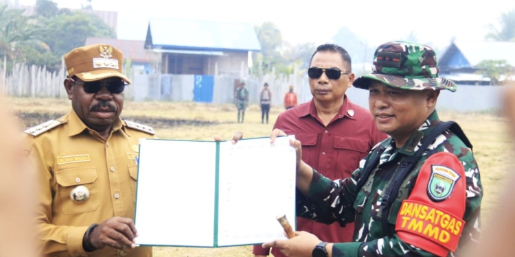 Buka TMMD ke-130, Bupati Nabire Apresiasi TNI dalam Mendorong Percepatan Pembangunan