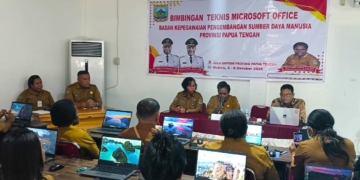 BKPSDM Papua Tengah Tingkatkan Kompetensi ASN melalui Bimtek Microsoft Office