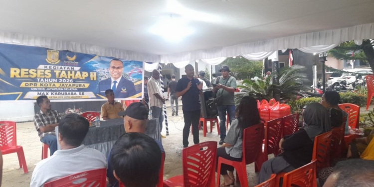 Reses di Entrop, Max Karubaba Dorong Anggaran Penanganan Banjir Entrop pada 2027