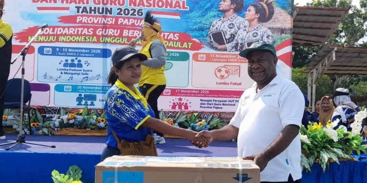 Pencanangang HUT PGRI, Kadisdik Papua: Guru Sejahtera, Pendidikan Maju