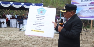 Bupati Yalimo Salurkan Rp1 Miliar untuk Dukung Kemandirian GJRP