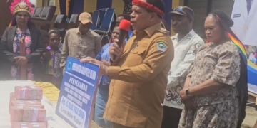 Bupati Yalimo Serahkan Hibah Rp5 Miliar untuk Pembangunan Gereja Ebenhaezer Wamena, Wujud Kepedulian dan Kebersamaan